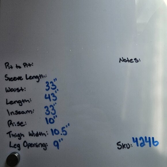 Levi's 527 Slim Bootcut Jeans Mens Tag 34x36 Act 33x33 Light Wash Stretch Denim - Picture 7 of 12